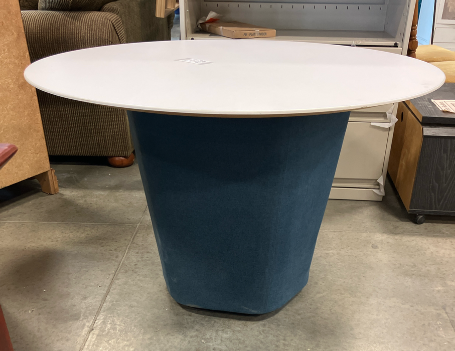 Small White and Blue Table