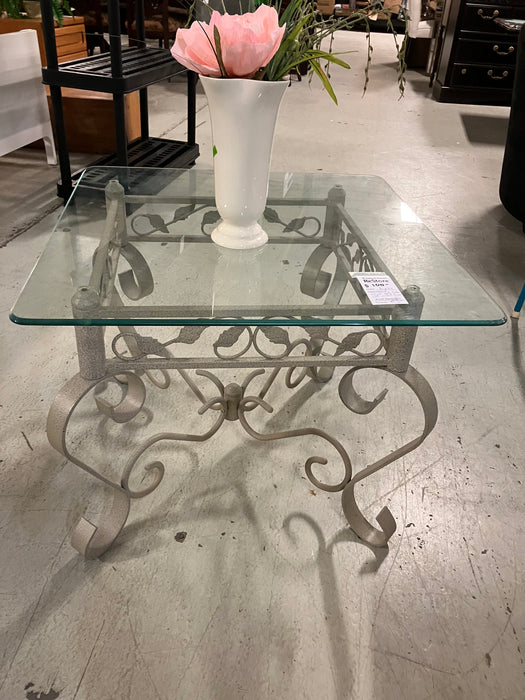 Glass Side Table