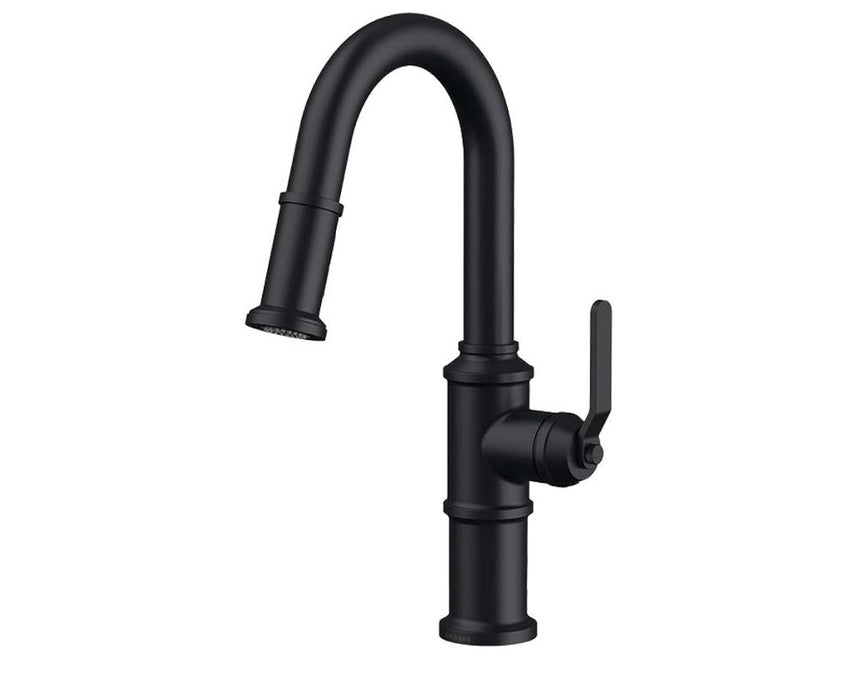 Gerber D150537BS 1H Kinzie Prep Faucet, Satin Black  (new)