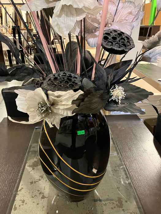 Flourish Vase with Artificial Flowers