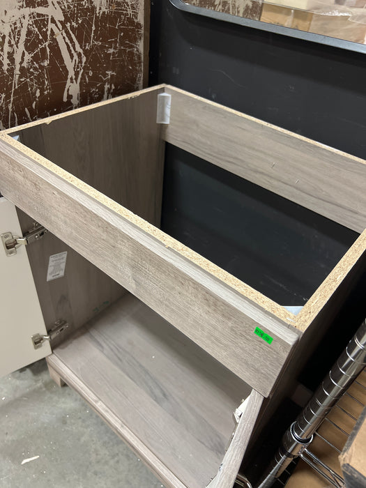 Faux Grey Wood Vanity 24” (new)