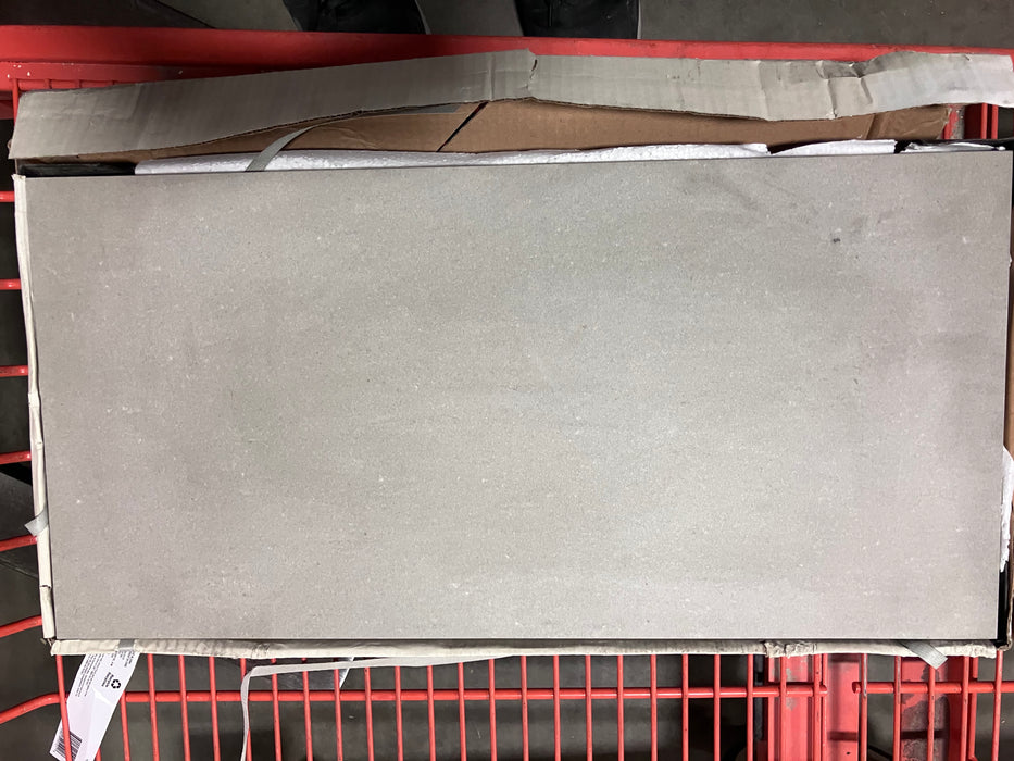 Matt Grey Floor Tiles 12 x 24 in. (New)