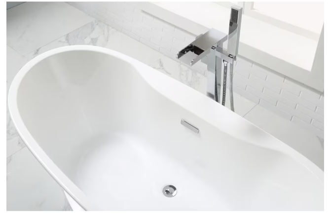 Ove Decors Riley 60" Freestanding Tub in White (new)