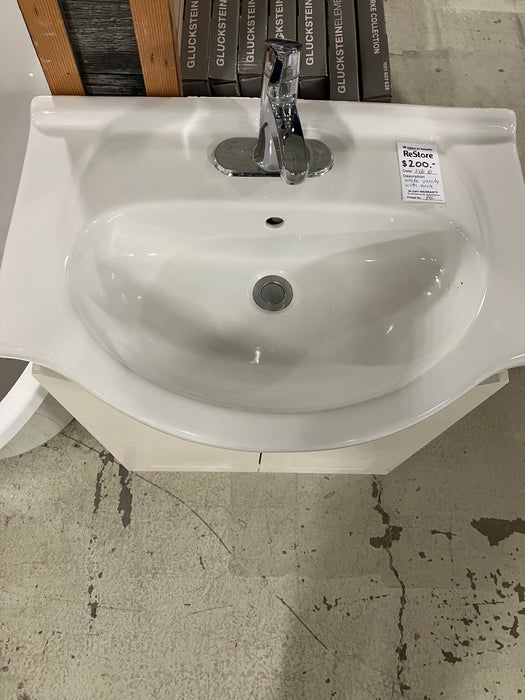24” Vanity with Sink & Faucet (Used)
