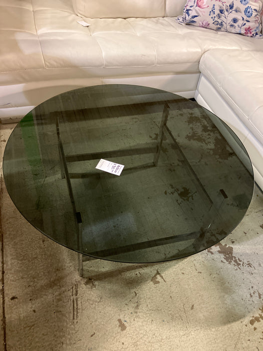 Glass round coffee Table (used)