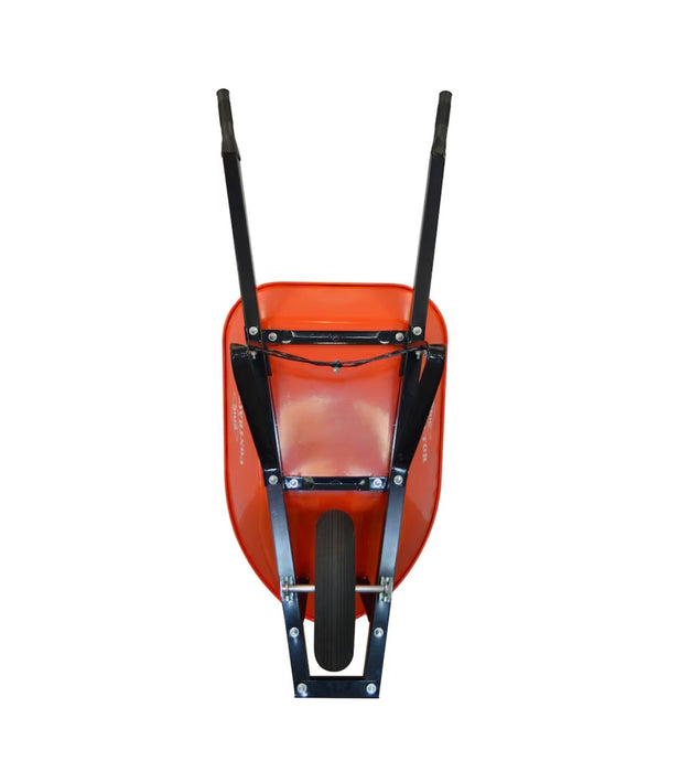 ERIE 6 cu. ft. Contractor Steel Wheelbarrow with Pneumatic Tire (new)