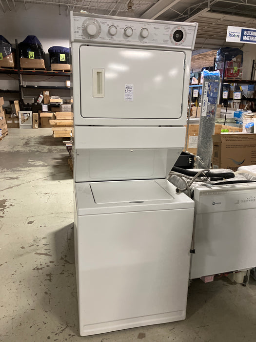 Stackable washer and dryer (used)