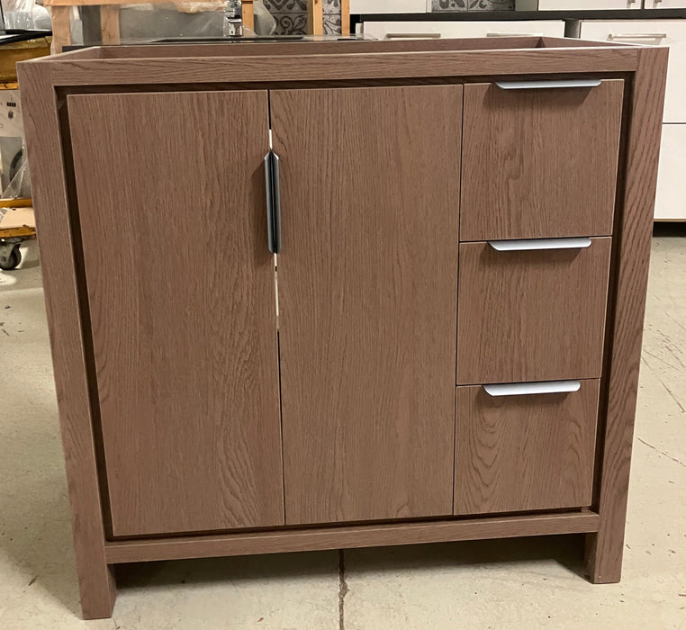 35" Brown Vanity