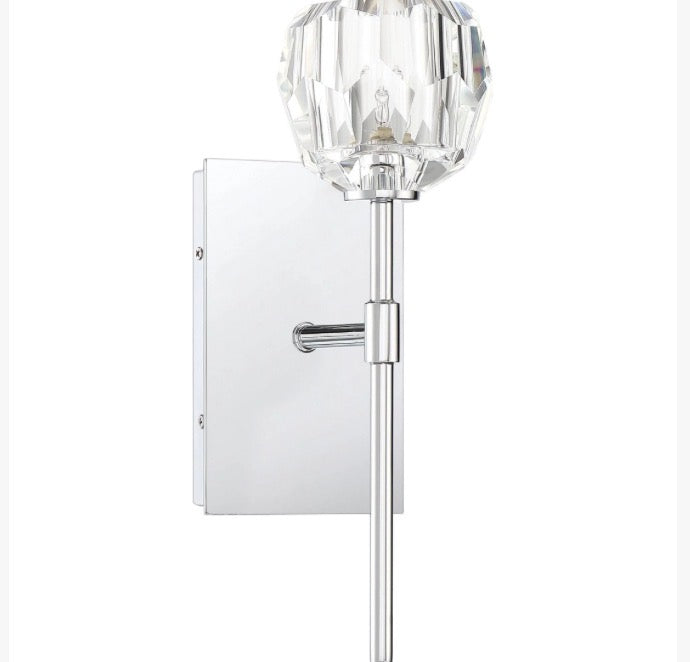 Regalia 1 Light 7 inch Polished Chrome Vanity Light Wall Light (New)