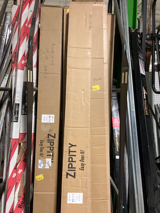 Zippity Outdoor Products Manchester Semi-Permanent Vinyl Fence Kit (42 inch H x 92 inch W)- 2 pack (New)