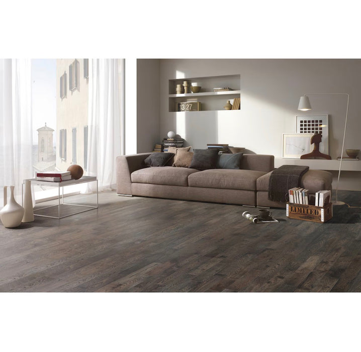 Goodfellow NC Wirebrushed Rumba Oak 3/4-in T x 5-in W x Varying Length Engineered Flooring (25.56 sqft/case) (new)