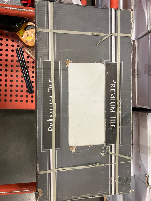 MSI Stone ULC White Vena Matte 12 in. x 24 in. Glazed Ceramic Floor and Wall Tile