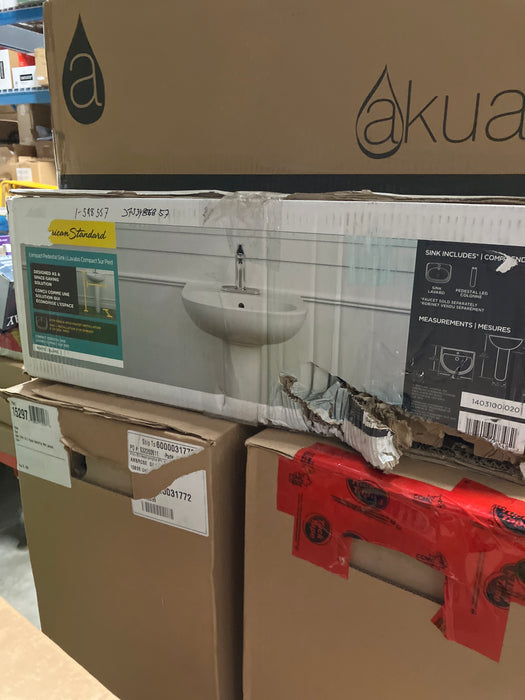 American Standard Compact Klassi Pedestal Sink