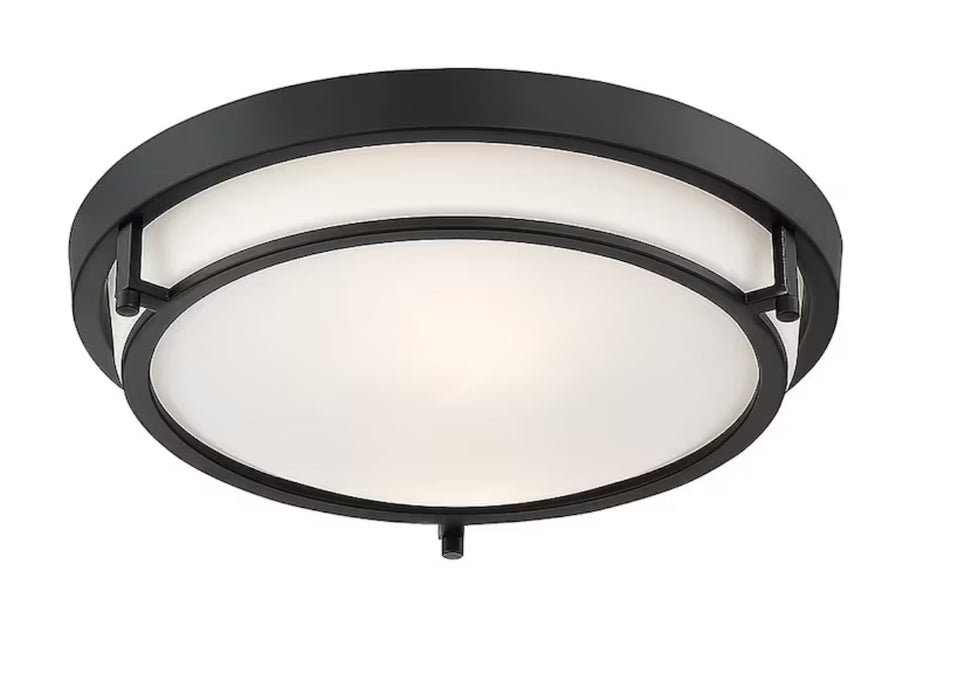Savoy House 2-Light Ceiling Light in Matte Black (New)