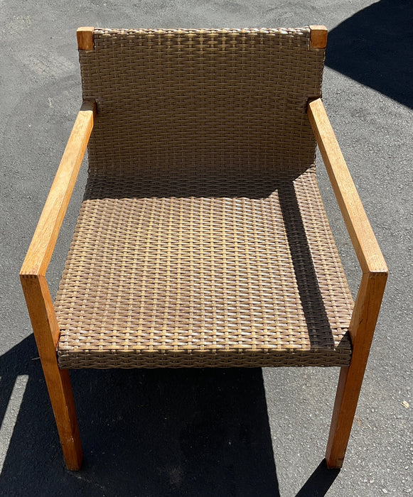 Brown Rattan Chair (Used)