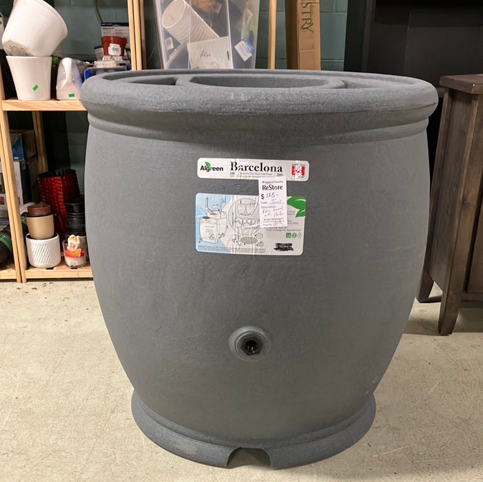 Rain Barrel With Planter