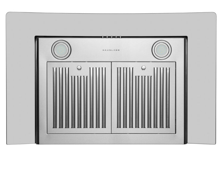 Hauslane Hauslane 36-Inch Glass Canopy Convertible Wall Mount Range Hood with Baffle Filter and LED (New)