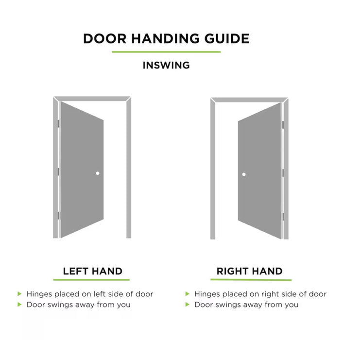 Masonite 24-inch x 80-inch x 4 9/16-inch RAB Flush Hollow Core Single Prehung Interior Door LH (NH)As Is Damaged (new)
