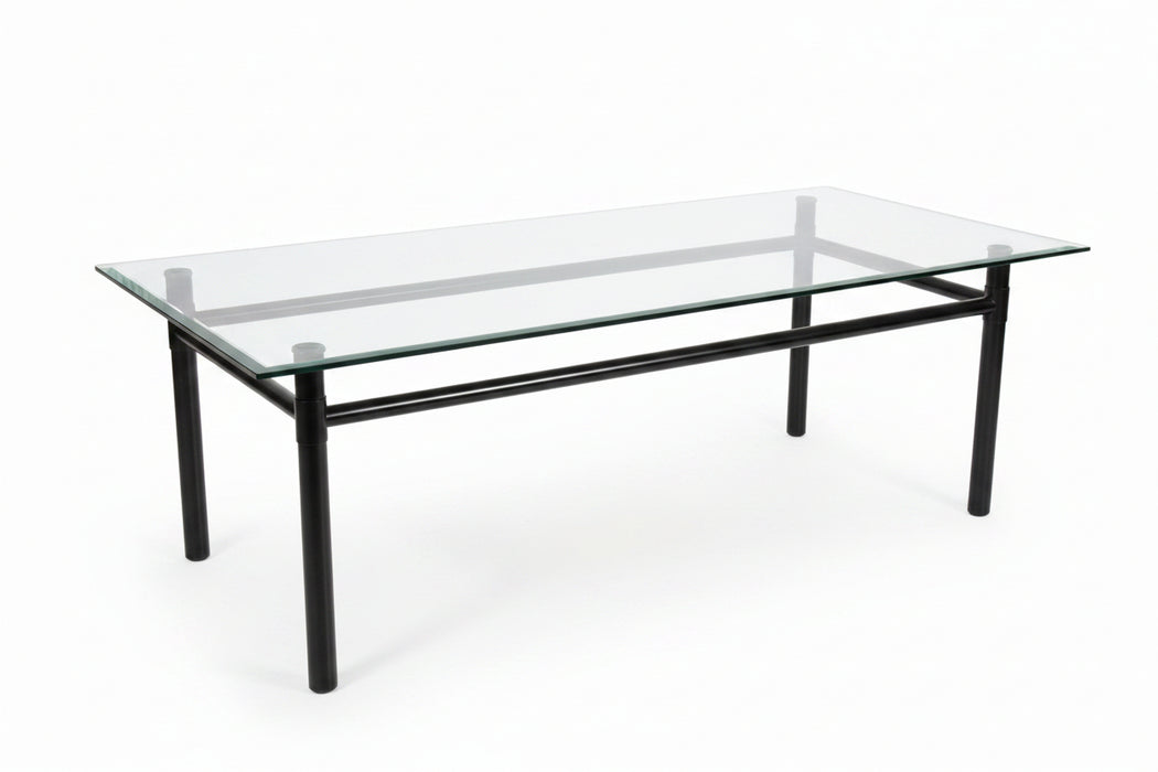 Glass-Top Coffee Table