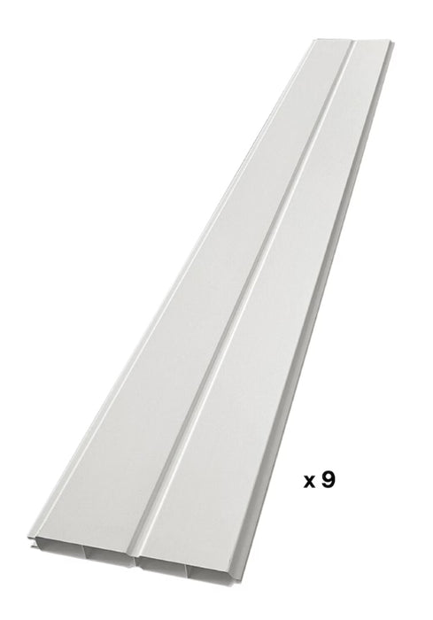 Creative Surfaces® 6' x 6' White Vinyl Fence Panel Ivory (Unassembled New)