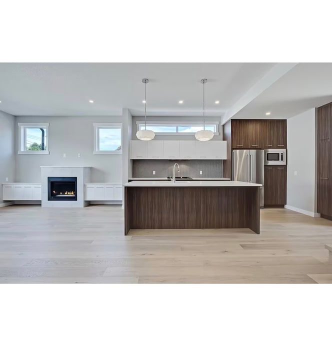 Goodfellow NC Wirebrushed Salsa Oak 3/4-in T x 7.5-in W x Varying Length Engineered Flooring (26.20 sqft/case) (new)