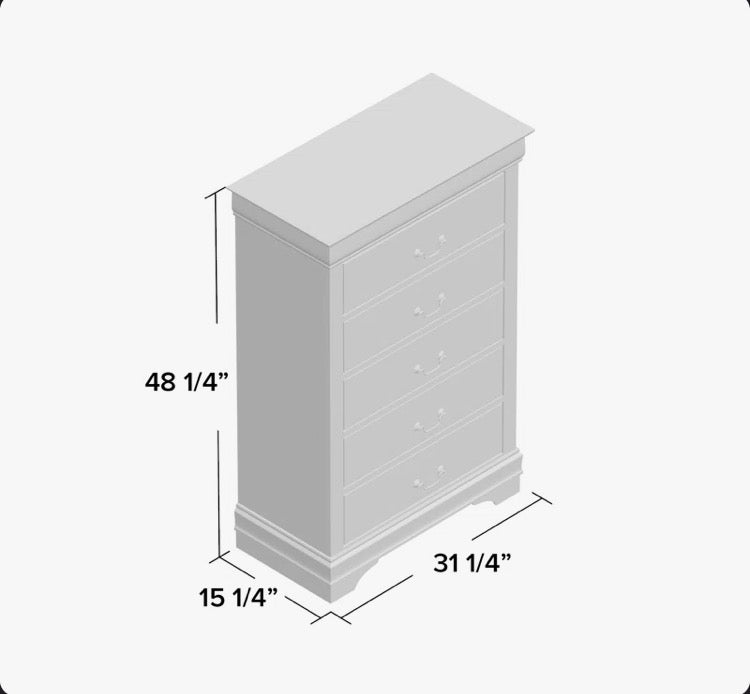 Alcott Hill - Waynesburg 31.5” W 5 - Drawer Chest (Used)