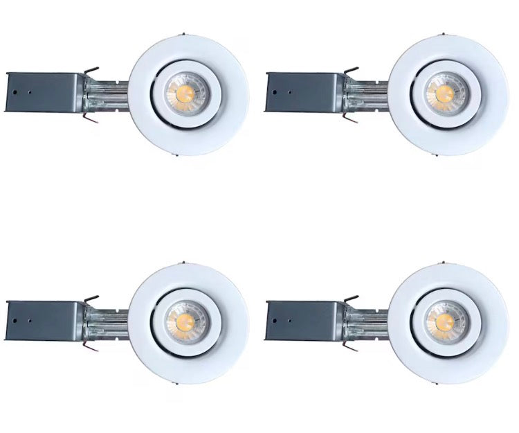 Nextlite 3 1/4-inch GU10 LED Gimbal Trim Kit (4-Pack)