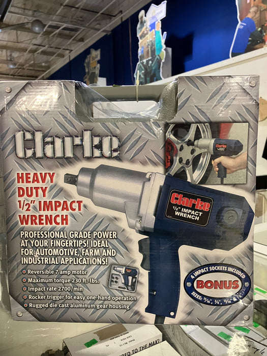 Clarke 1/2” impact wrench - (new)