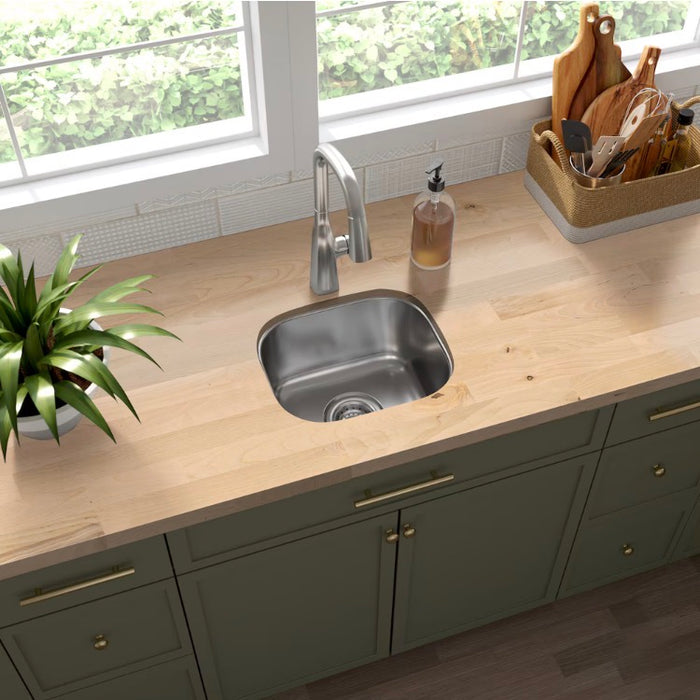 MSI Stone ULC 74 in. L x 25 in. W x 1.5 in. T Unfinished Birch Standard Butcher Block Countertop With Eased Edge (new)