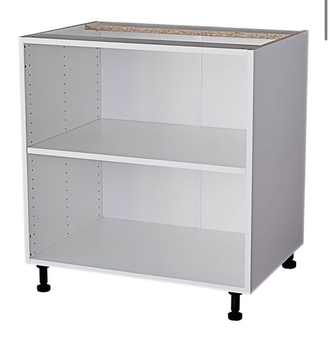 Eurostyle 33 in. W x 35 H x 24 D Ready to Assemble Kitchen Base Cabinet, White