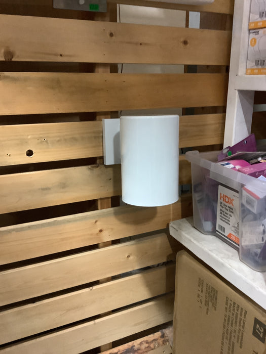 Progress Lighting White 75W 1-Light Wall Lantern with Metal Shade