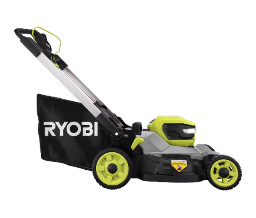 RYOBI 40V HP Brushless 21 in. Cordless Battery Push Lawn Mower (floor model, tool only, no bag)