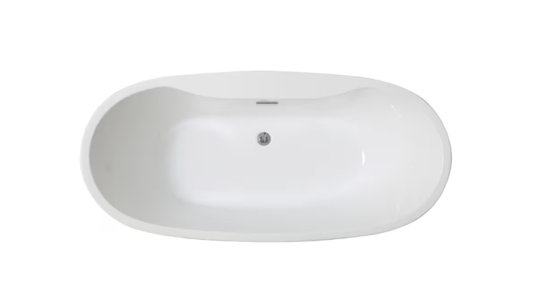Ove Decors Riley 60" Freestanding Tub in White (new)