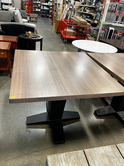 Square Veneer and Metal Table (used)