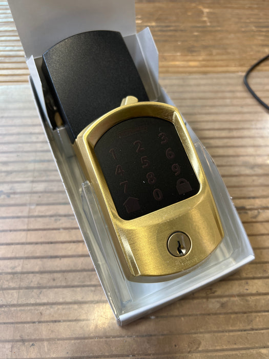 Schlage Encode Gold Wifi Touchpad Electronic Deadbolt (new)