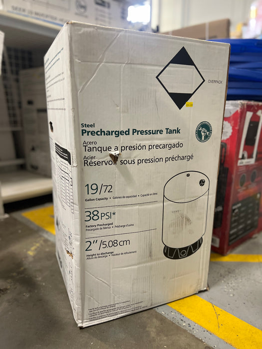 Pre-Charged Pressure Tank