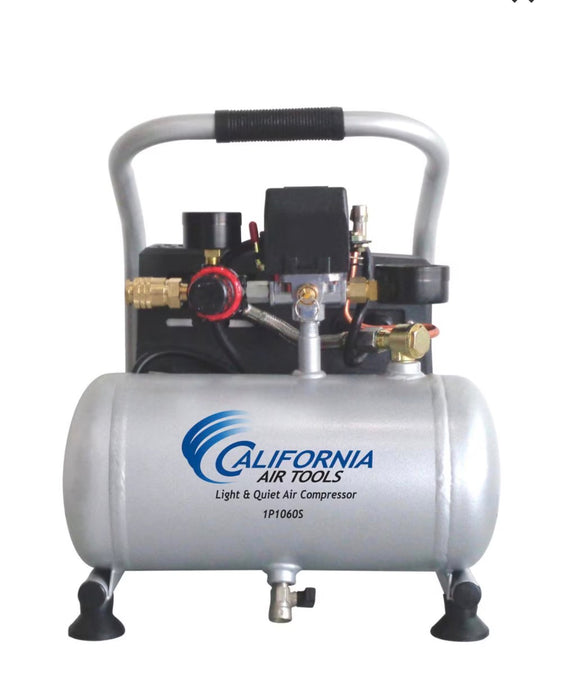 California Air Tools .6 HP 3.8L 90 PSI Quiet Oil-Free Steel Tank Air Compressor (new)