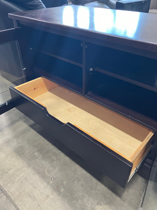 Espresso Brown Side Cabinet