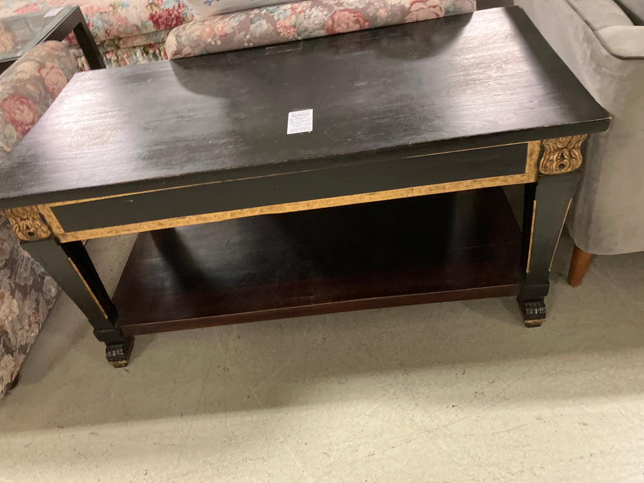 Black Wooden Coffee table (used)