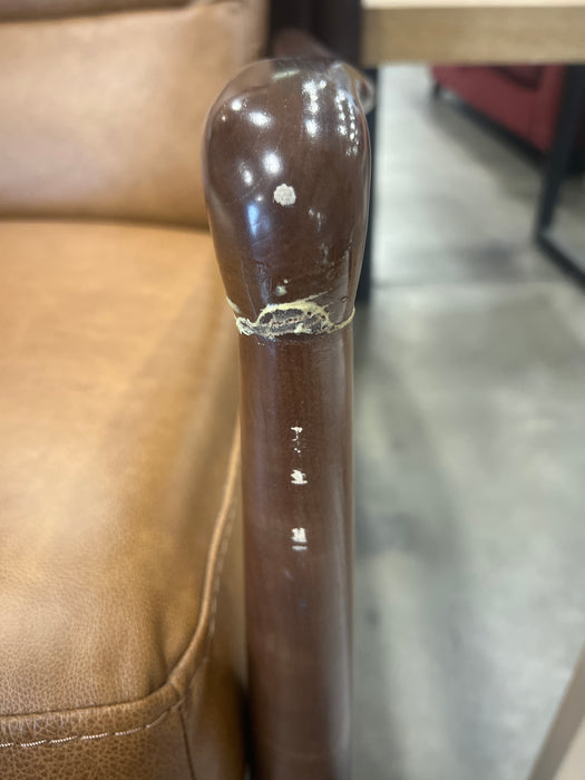 Camel Brown Leather Recliner