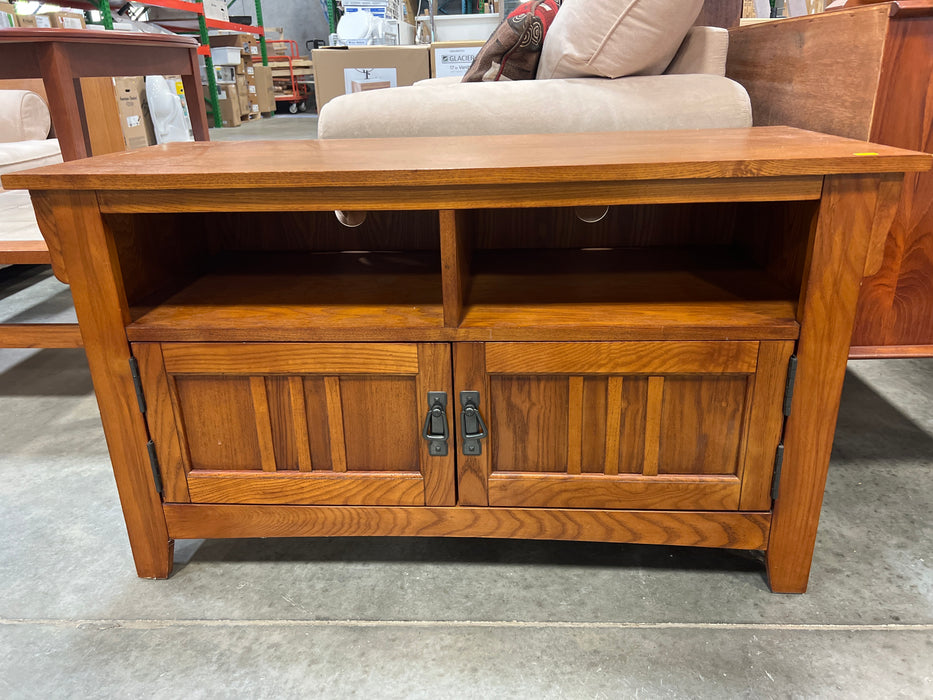 Wooden TV Stand with Cupboard (used)