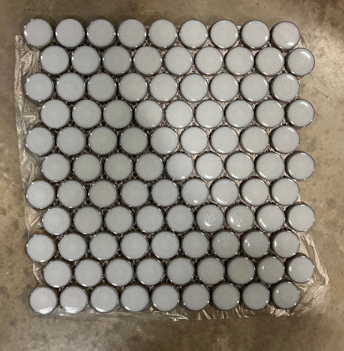 Penny Round Ash Picket Mosaic Tile (New)
