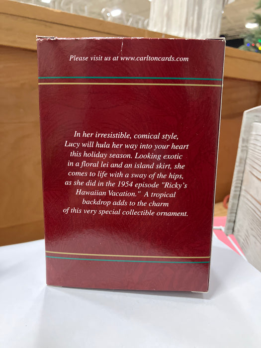 “I Love Lucy” Hula Carlton Cards Christmas Ornament