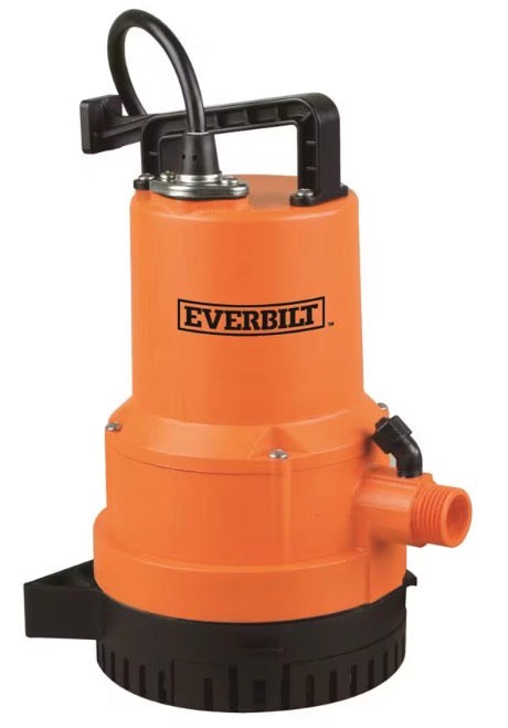 Everbilt 1/4 HP 2-in-1 Utility Pump (new)