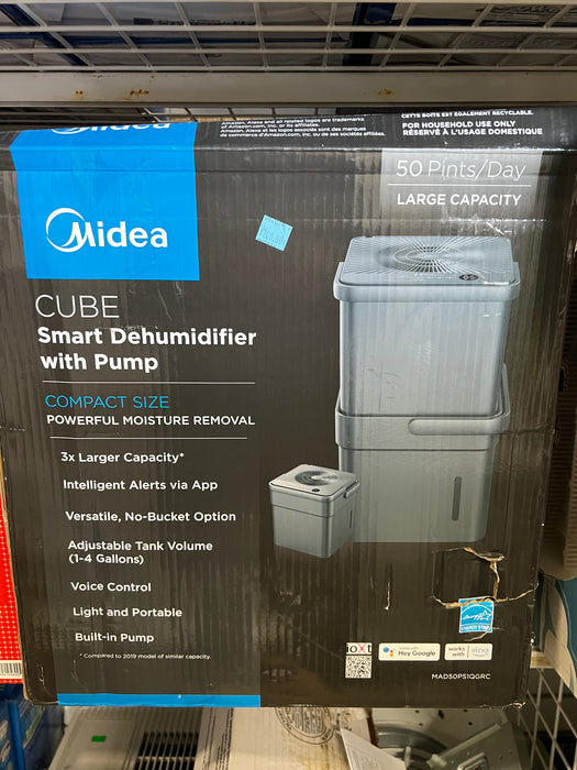 Midea Cube Smart Dehumidifier with Pump