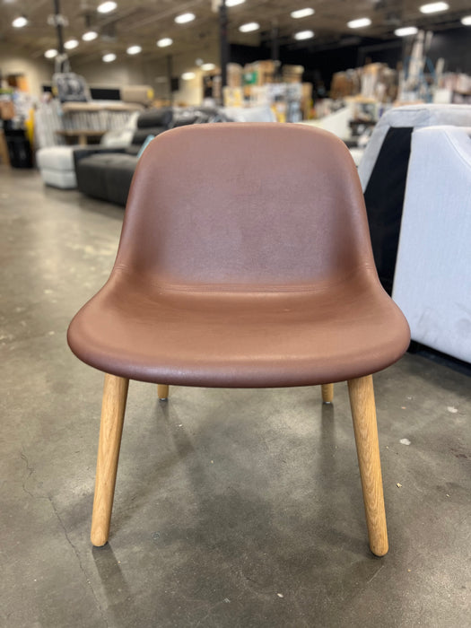 Leather Bucket Chair