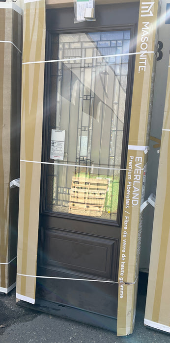 Masonite Everland Chestnut Fiberglass Entrance Door 32" x 80"