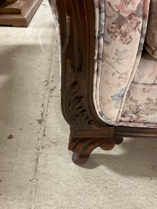 Floral White Armchair (used)