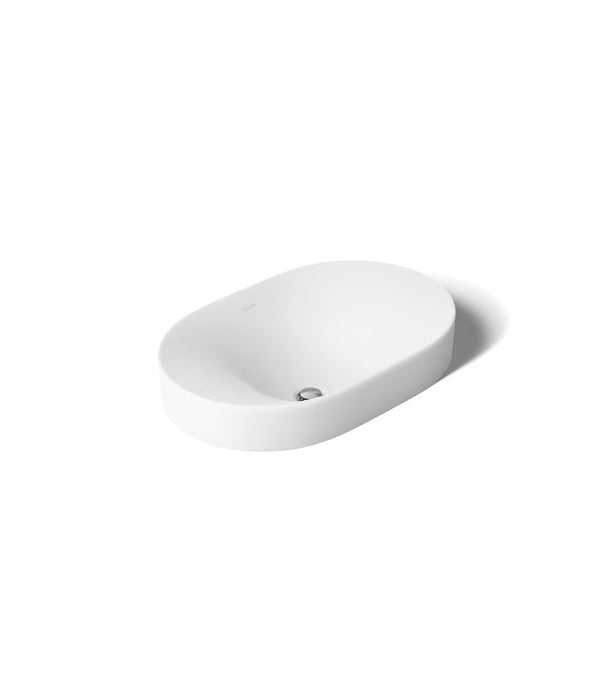 KOHLER Chalice 22.75-Inch Oval Vessel Bathroom Sink in White