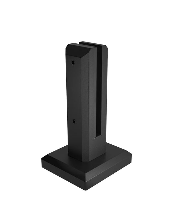 Peak MountainView Glass Deck Railing 8 1/2-inch H Spigot in Matte Black Stainless Steel (new)